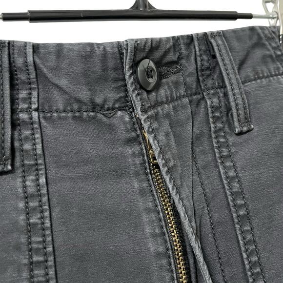 Levi's Womens Ribcage Straight Ankle Utility Pants Size 30 Black High‎ Rise - Picture 5 of 8